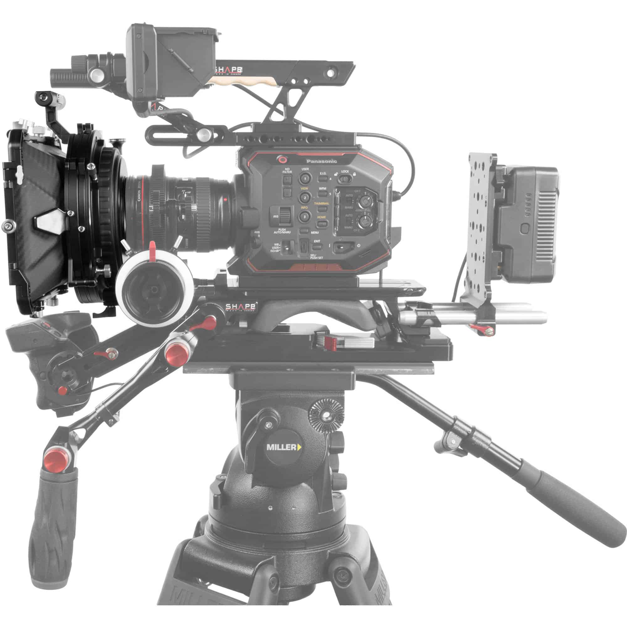 Mounting Cages Matte box kits SHAPE 4 X 5.6 MATTE BOX CARBON