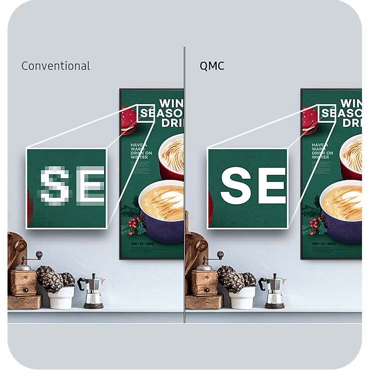 Tech Displays Professional displays SAMSUNG QMC 4K UHD